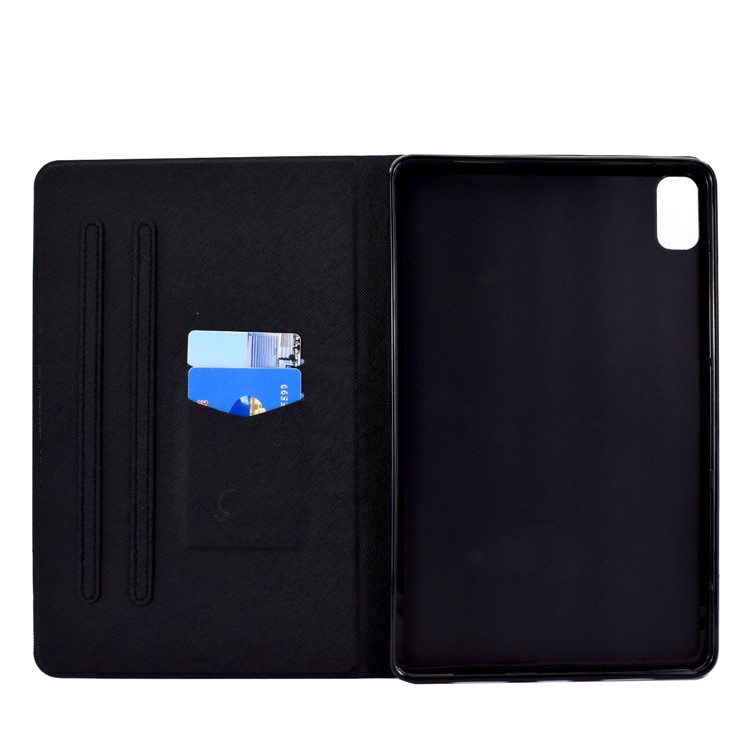 Pattern Printing Leather Stand for Huawei MatePad 10.4 (2020)/Honor V6 Tablet Shell - Blue Butterflies-8