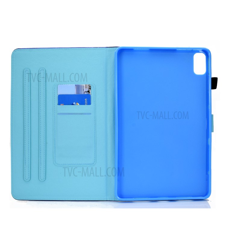 Stitching Design Pattern Printing Leather with Card Holder Tablet Cover for Huawei MatePad 10.4 (2020)/Honor V6 - Cat Butterfly-7