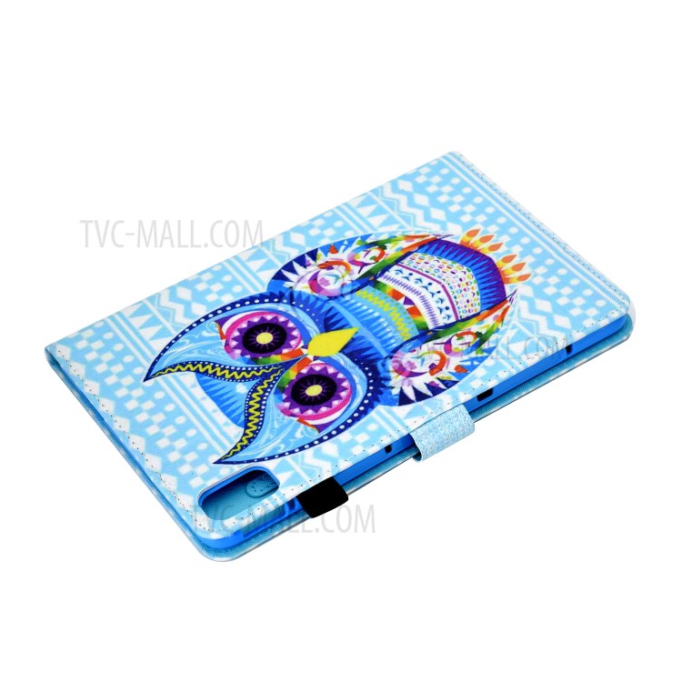 Stitching Design Pattern Printing Leather with Card Holder Tablet Cover for Huawei MatePad 10.4 (2020)/Honor V6 - Stylish Owl-6