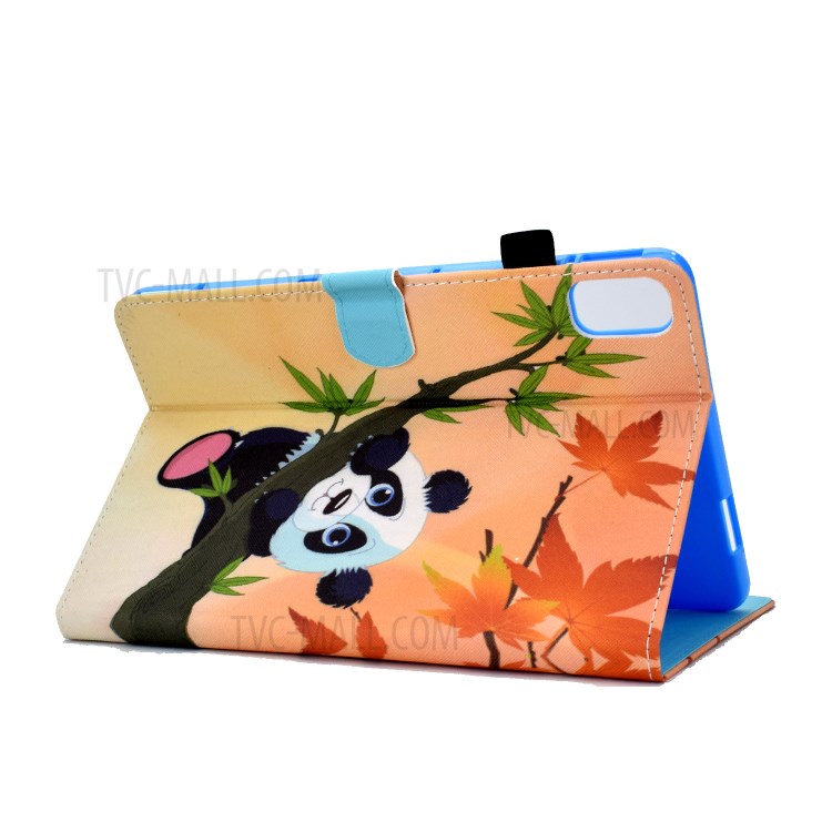 Stitching Design Pattern Printing Leather with Card Holder Tablet Cover for Huawei MatePad 10.4 (2020)/Honor V6 - Panda on the Tree-4