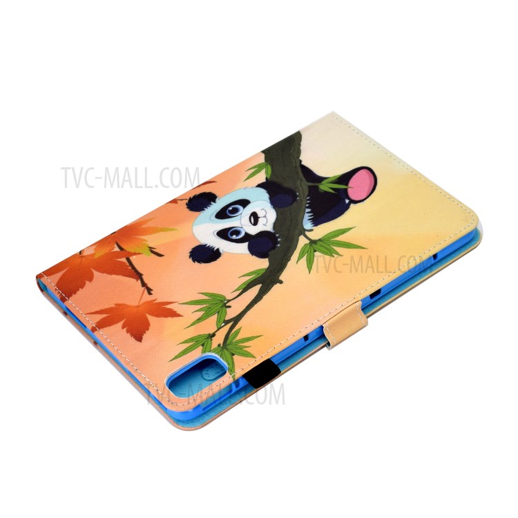 Stitching Design Pattern Printing Leather with Card Holder Tablet Cover for Huawei MatePad 10.4 (2020)/Honor V6 - Panda on the Tree-6