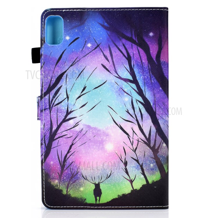 Stitching Design Pattern Printing Leather with Card Holder Tablet Cover for Huawei MatePad 10.4 (2020)/Honor V6 - Starry Sky-3