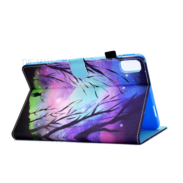 Stitching Design Pattern Printing Leather with Card Holder Tablet Cover for Huawei MatePad 10.4 (2020)/Honor V6 - Starry Sky-4