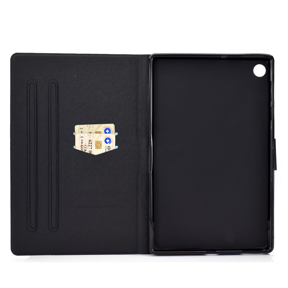 Pattern Printing Leather Stand for Huawei MatePad T10S/T10 Tablet Shell - Trees and Elks-8