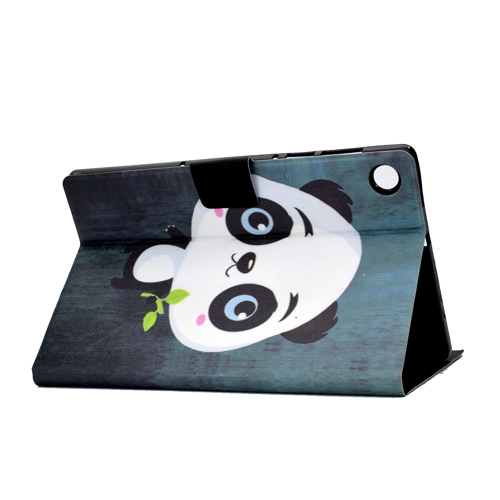 Pattern Printing Leather Stand for Huawei MatePad T10S/T10 Tablet Shell - Cute Panda-4