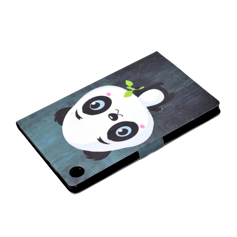 Pattern Printing Leather Stand for Huawei MatePad T10S/T10 Tablet Shell - Cute Panda-6