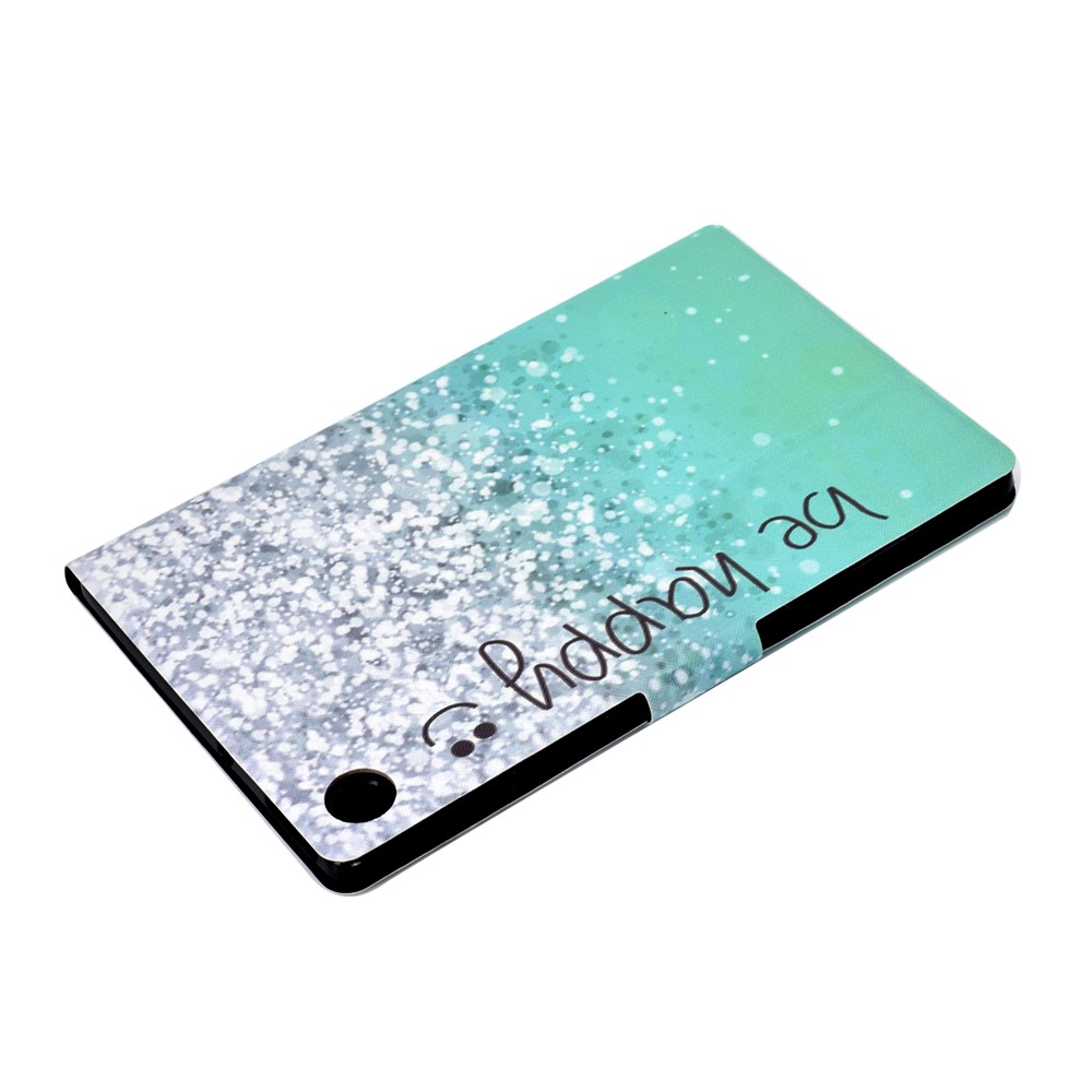Pattern Printing Leather Stand for Huawei MatePad T10S/T10 Tablet Shell - Be Happy-6