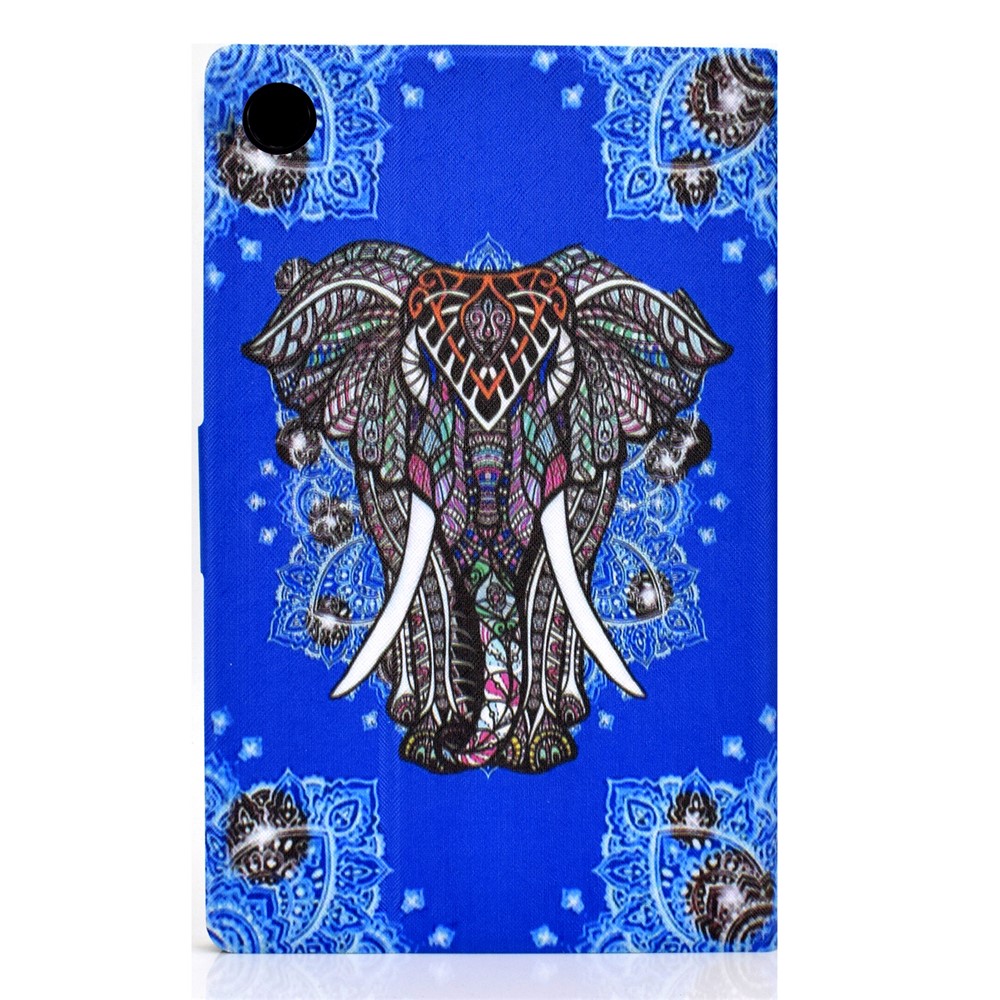 Pattern Printing Leather Stand for Huawei MatePad T10S/T10 Tablet Shell - Elephant-3