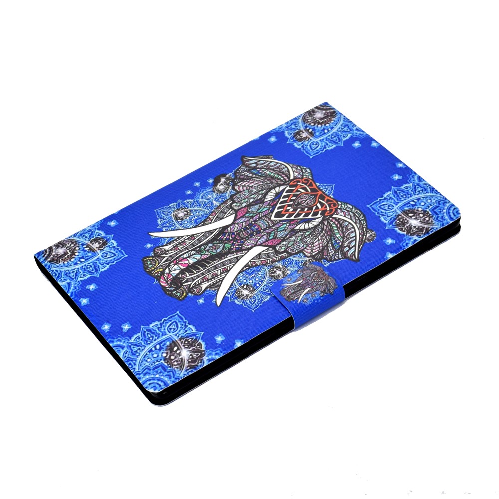 Pattern Printing Leather Stand for Huawei MatePad T10S/T10 Tablet Shell - Elephant-5