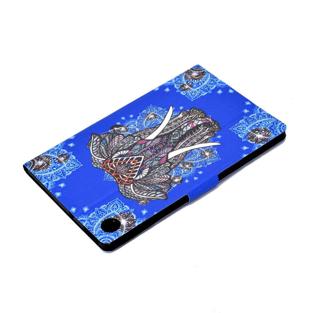 Pattern Printing Leather Stand for Huawei MatePad T10S/T10 Tablet Shell - Elephant-6