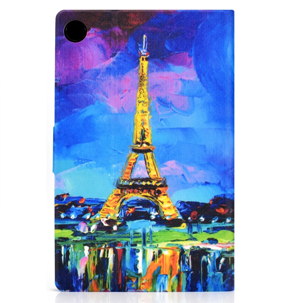 Pattern Printing Leather Stand for Huawei MatePad T10S/T10 Tablet Shell - Tower-3