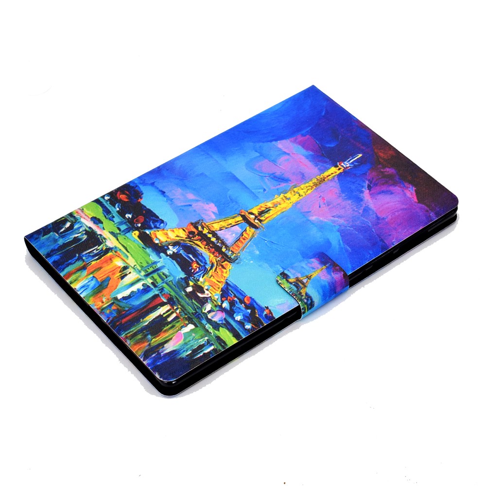Pattern Printing Leather Stand for Huawei MatePad T10S/T10 Tablet Shell - Tower-5