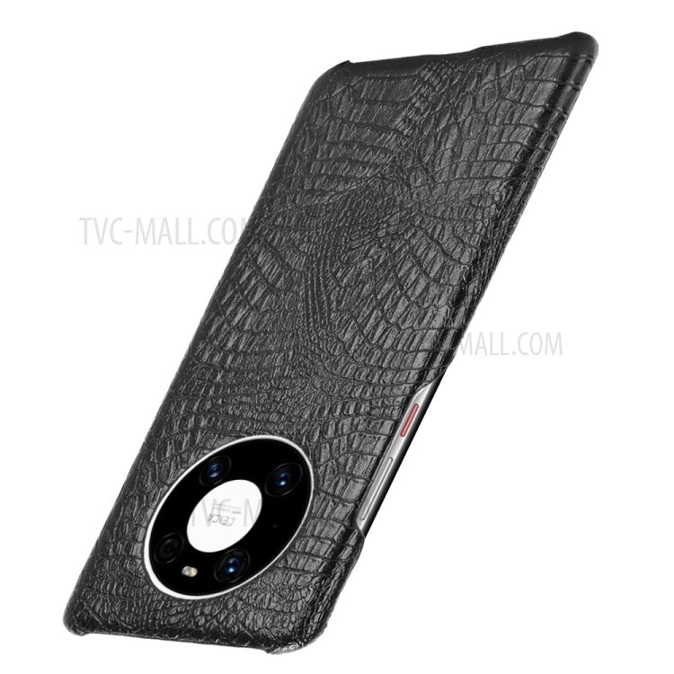 Crocodile Texture PC + PU Leather Phone Case Cover for Huawei Mate 40 - Black-3