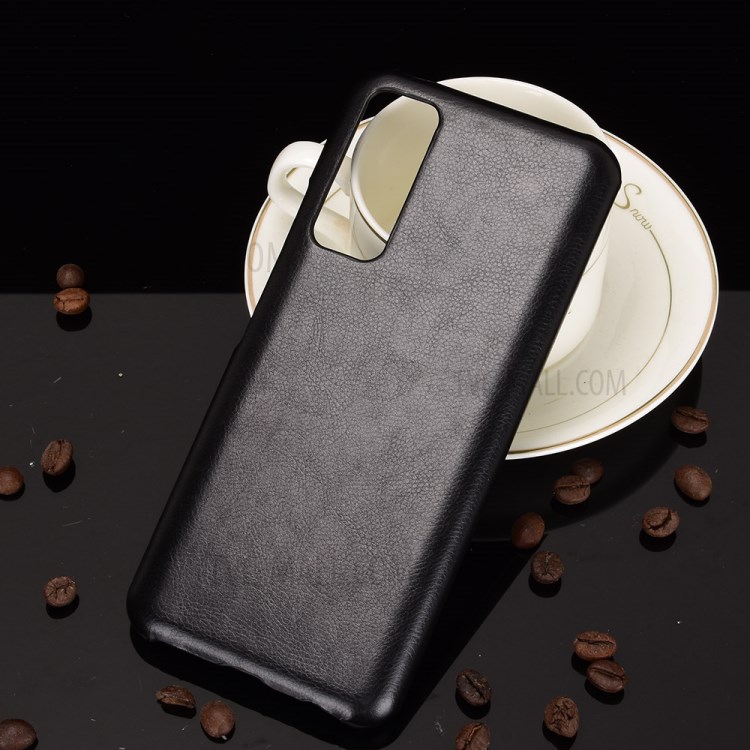 Litchi Texture PU Leather+PC Mobile Casing for Huawei P Smart 2021 / Y7a - Black-5