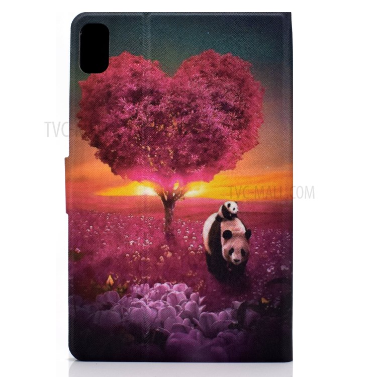 Full Protection Pattern Printing Leather Stand Tablet Case for Huawei MatePad 10.4 (2020)/Honor V6 - Pandas and Tree-5