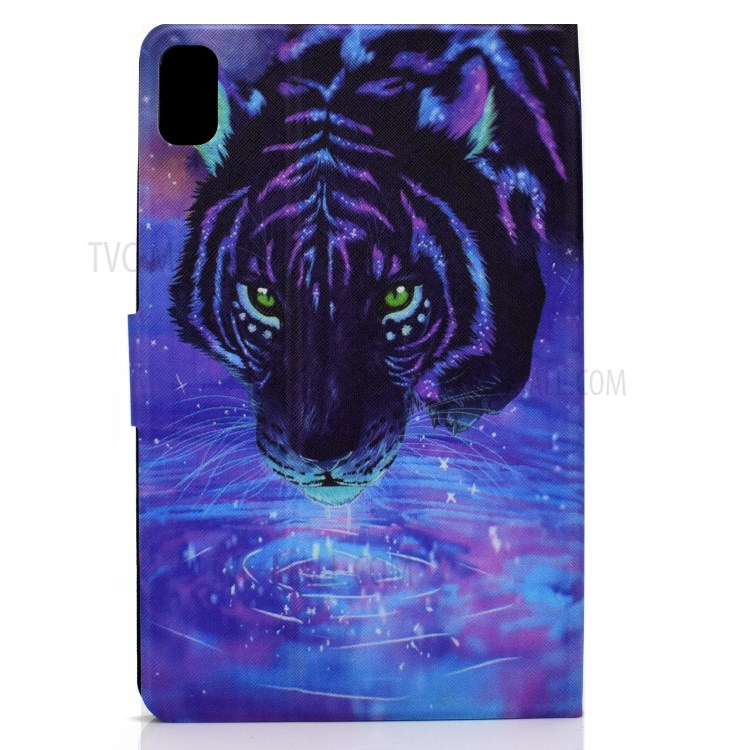 Full Protection Pattern Printing Leather Stand Tablet Case for Huawei MatePad 10.4 (2020)/Honor V6 - Tiger-5