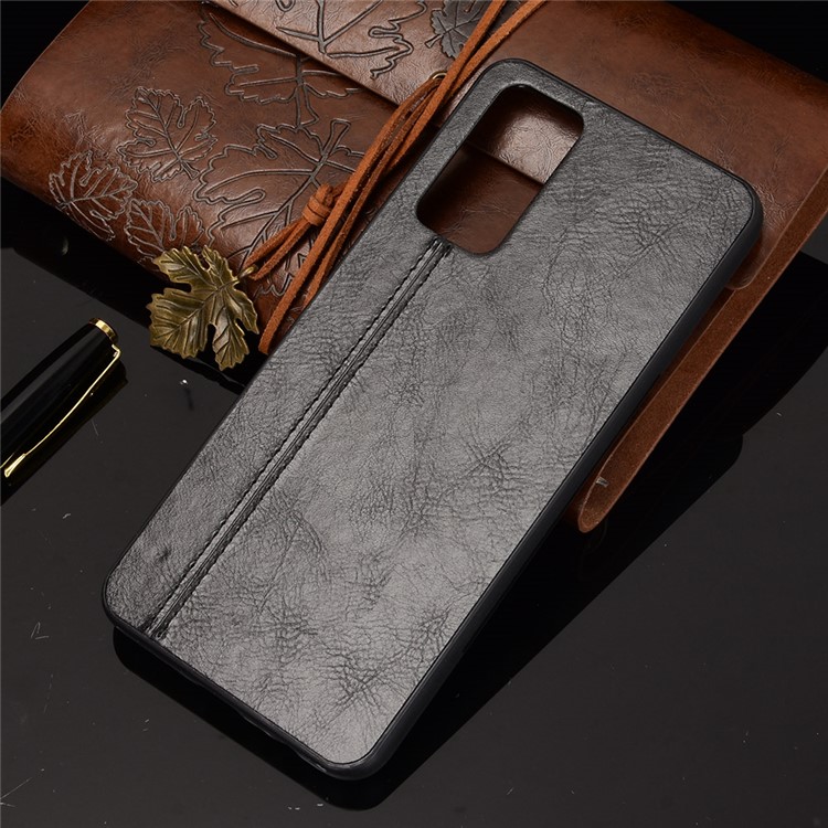 PU Leather Coated PC + TPU Hybrid Mobile Phone Case for Honor 10X Lite - Black-6