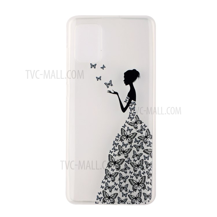 Pattern Printing TPU Phone Case High Transmittance Phone Shell for Huawei P Smart 2021 / Huawei Y7a - Girl-2