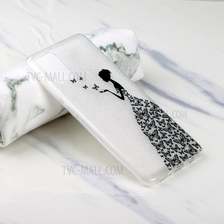 Pattern Printing TPU Phone Case High Transmittance Phone Shell for Huawei P Smart 2021 / Huawei Y7a - Girl-6