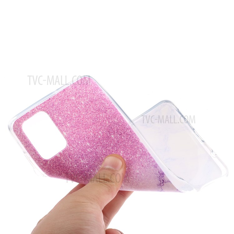 Pattern Printing TPU Phone Case High Transmittance Phone Shell for Huawei P Smart 2021 / Huawei Y7a - Pink-3
