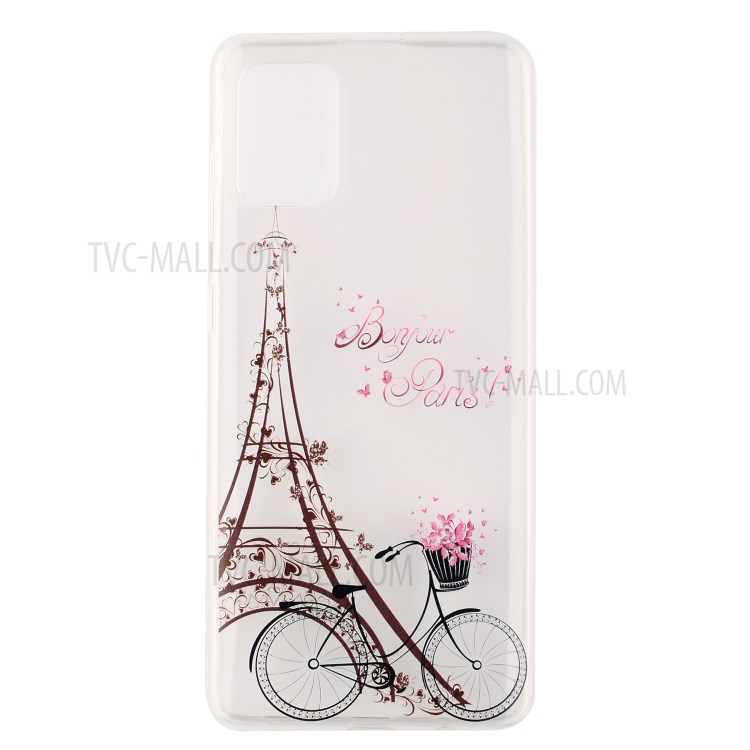 Pattern Printing TPU Phone Case High Transmittance Phone Shell for Huawei P Smart 2021 / Huawei Y7a - Bike-2