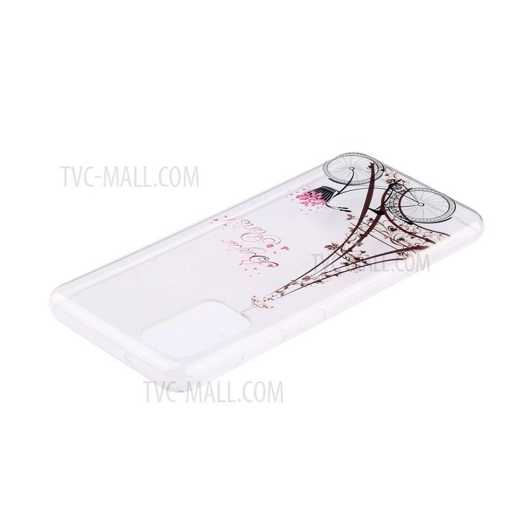 Pattern Printing TPU Phone Case High Transmittance Phone Shell for Huawei P Smart 2021 / Huawei Y7a - Bike-3