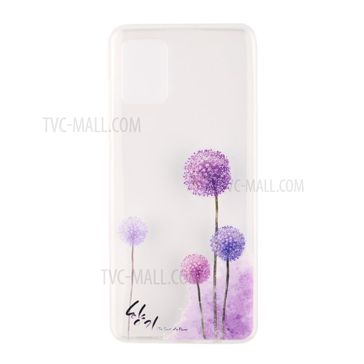 Pattern Printing TPU Phone Case High Transmittance Phone Shell for Huawei P Smart 2021 / Huawei Y7a - Dandelion-5