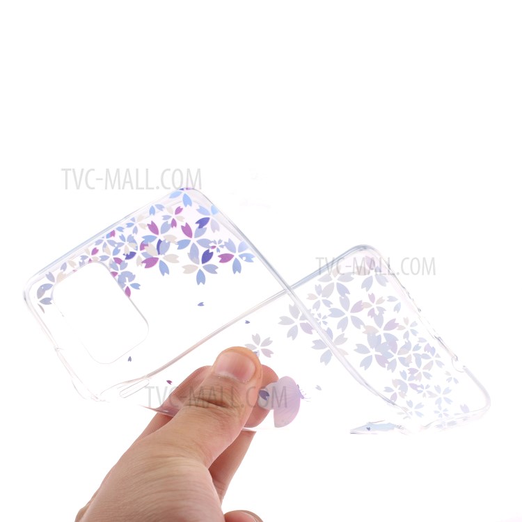 Pattern Printing TPU Phone Case High Transmittance Phone Shell for Huawei P Smart 2021 / Huawei Y7a - Butterfly-3