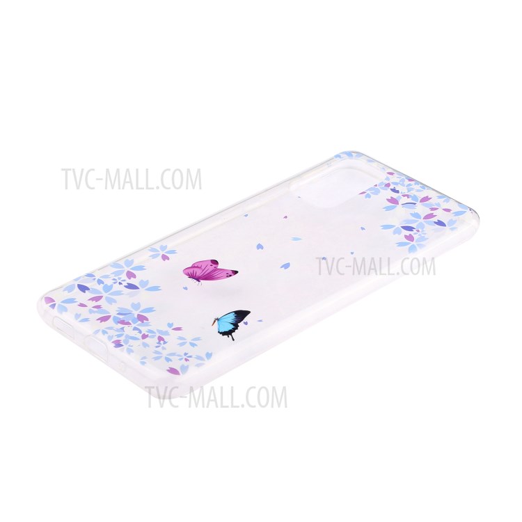 Pattern Printing TPU Phone Case High Transmittance Phone Shell for Huawei P Smart 2021 / Huawei Y7a - Butterfly-4