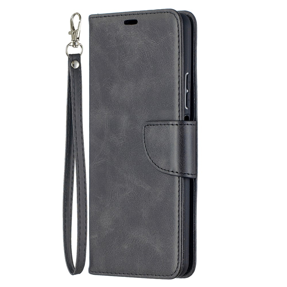 PU Leather Wallet Stylish Smartphone Case for Huawei P smart 2021 / Huawei Y7a - Black-2