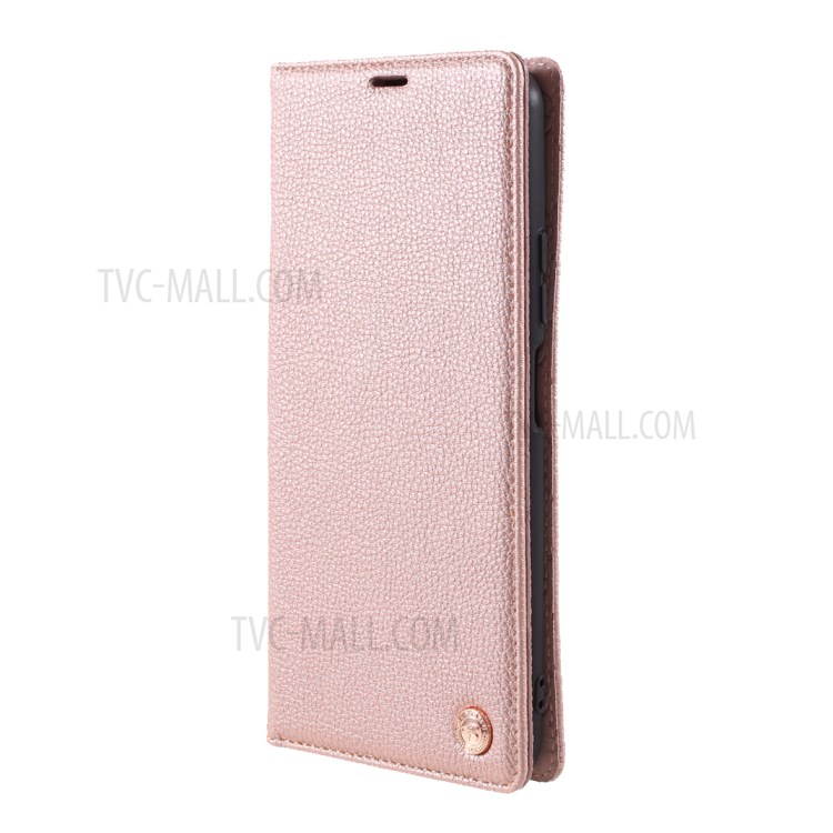Hanman TPU + PU Кожаный Падкий Чехол С Кошельком И Подставкой Для Huawei P Smart 2021 - Розовый-2