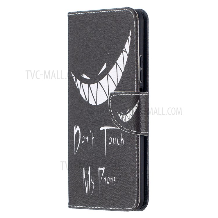 Pattern Printing Leather Stand Wallet Protective Shell for Huawei P smart 2021/Y7a - Grin-2