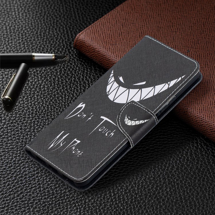 Pattern Printing Leather Stand Wallet Protective Shell for Huawei P smart 2021/Y7a - Grin-7