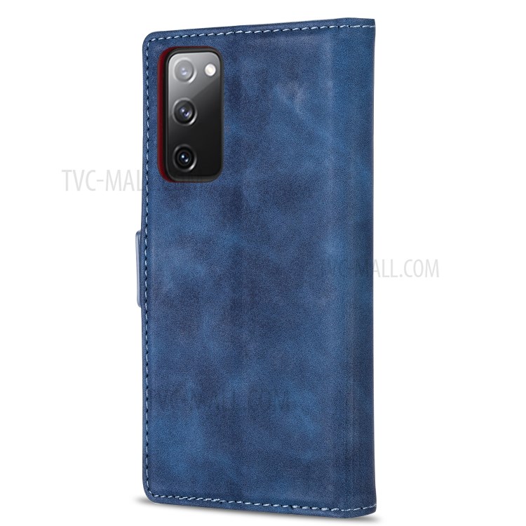 N.BEKUS for Huawei P smart 2021/Y7a PU Leather Wallet Phone Stand Case - Blue-2