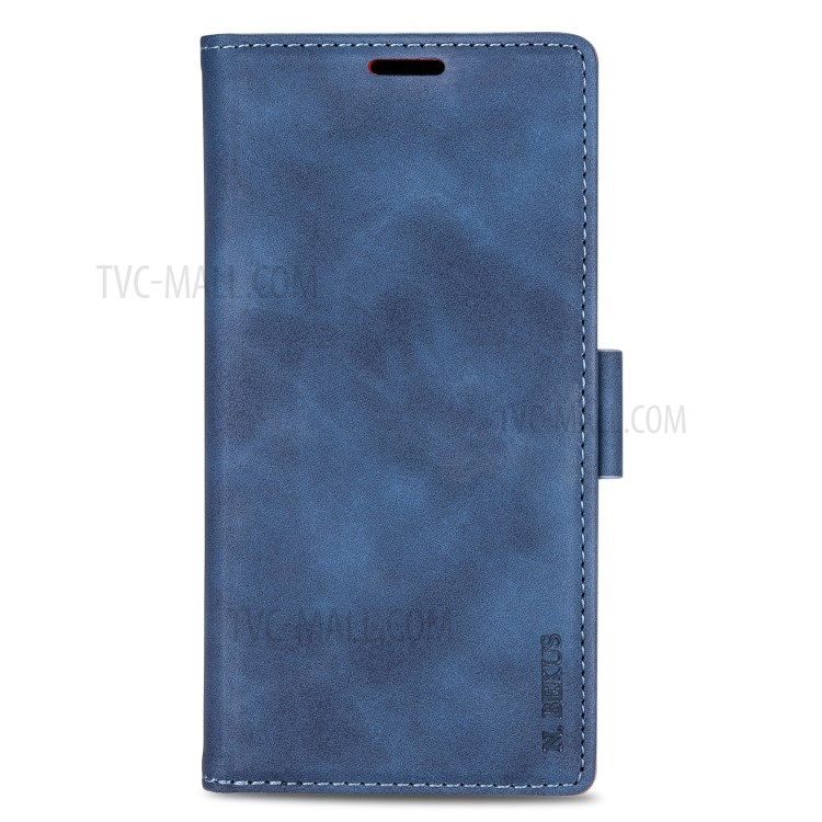 N.BEKUS for Huawei P smart 2021/Y7a PU Leather Wallet Phone Stand Case - Blue-3