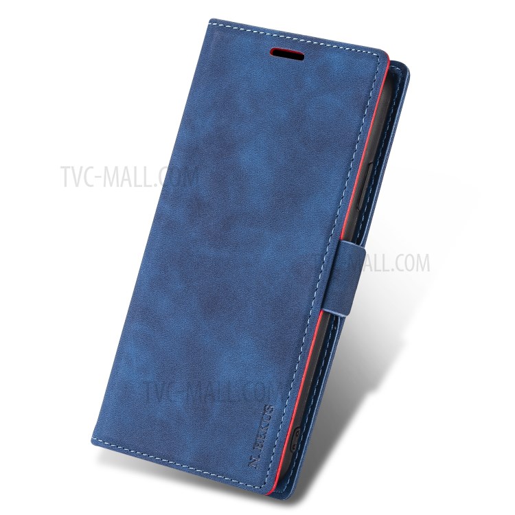 N.BEKUS for Huawei P smart 2021/Y7a PU Leather Wallet Phone Stand Case - Blue-7