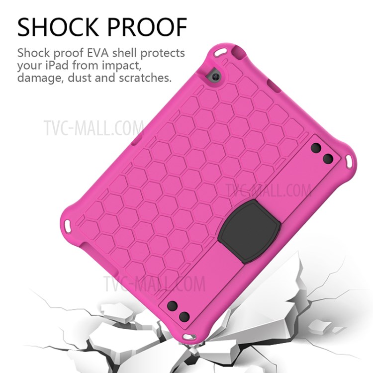EVA Protector Case for Huawei MediaPad T3 10 Honeycomb Texture Tablet Case - Rose/Black-2