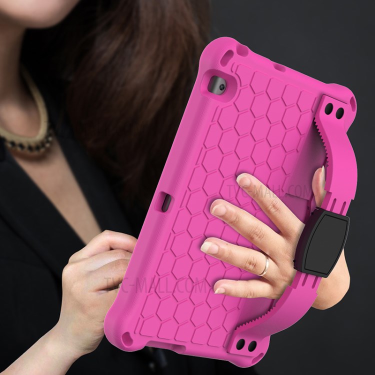 EVA Protector Case for Huawei MediaPad T3 10 Honeycomb Texture Tablet Case - Rose/Black-3