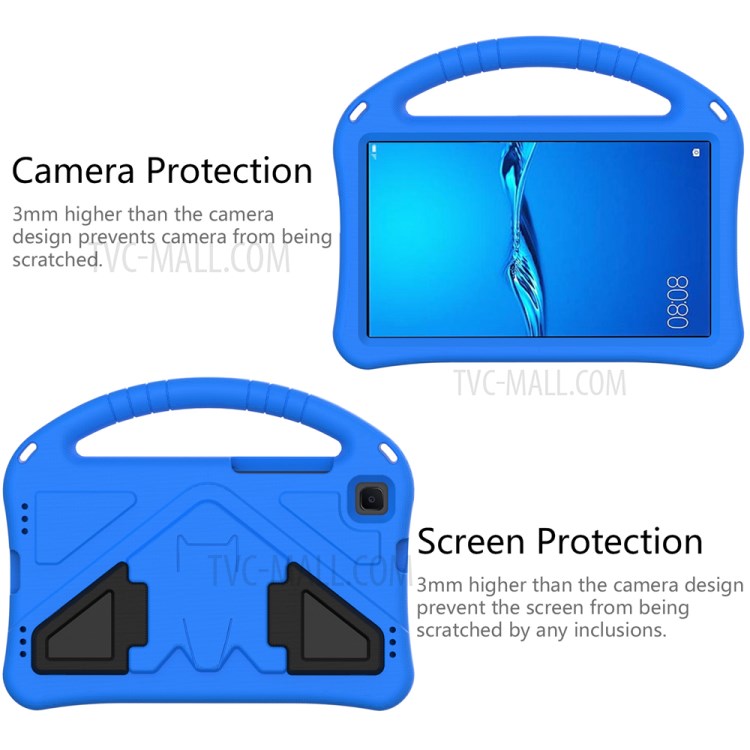 Anti-shock Handle EVA Protective Tablet Case with Pen Slot for Huawei MediaPad M3 Lite 8/M6 8.4-inch - Blue-3