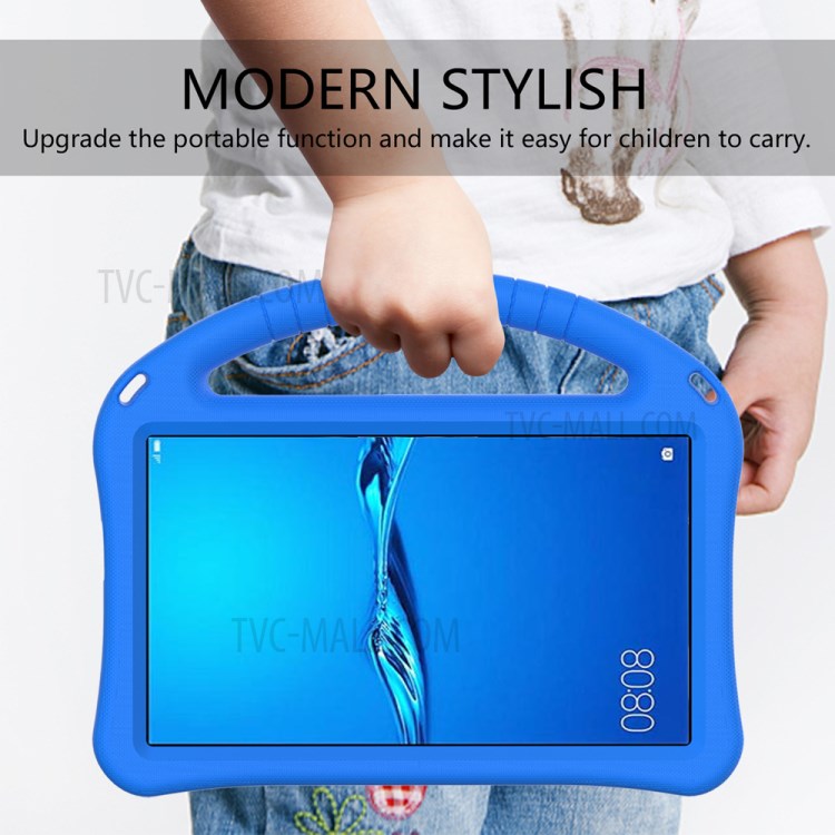 Anti-shock Handle EVA Protective Tablet Case with Pen Slot for Huawei MediaPad M3 Lite 8/M6 8.4-inch - Blue-4