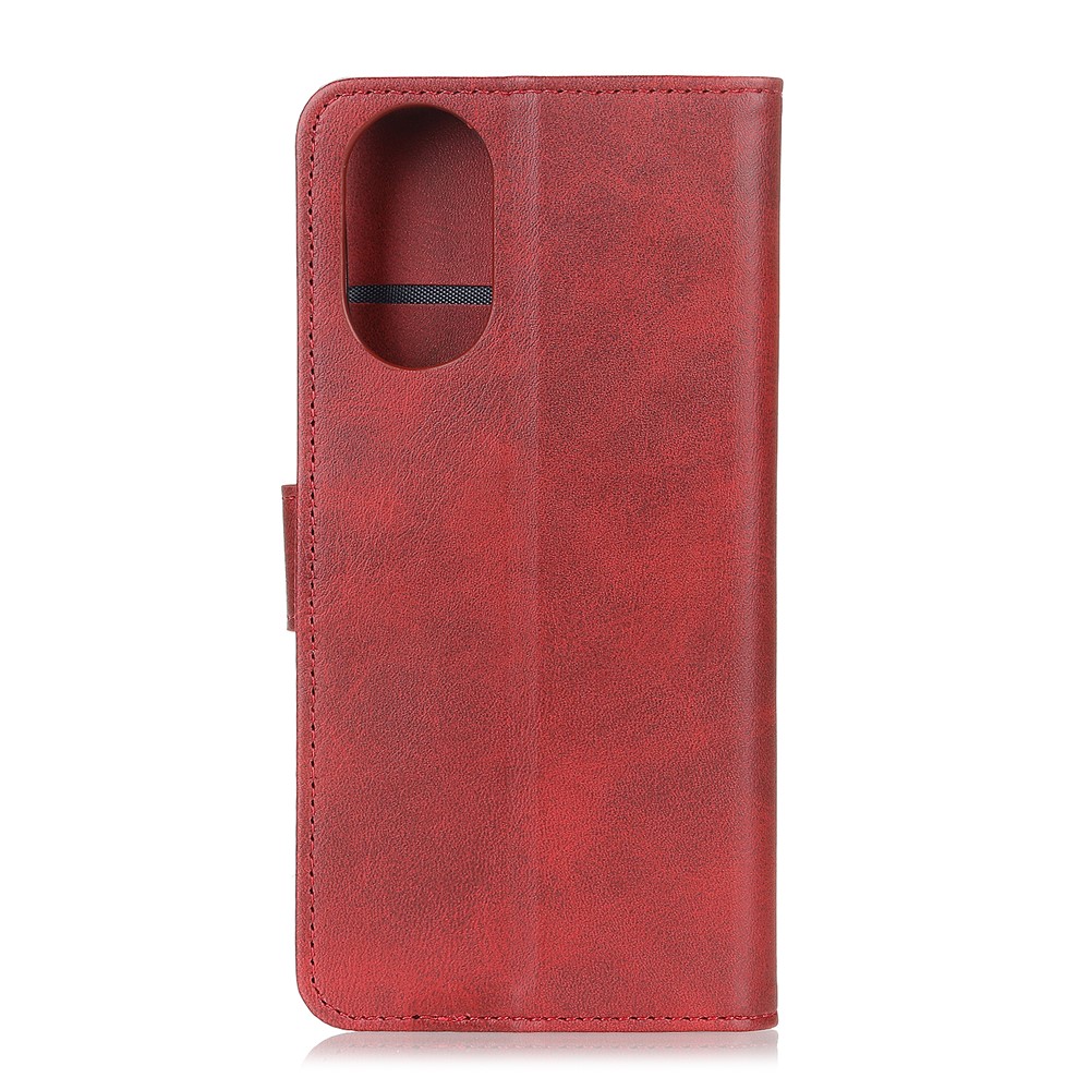 PU Leather Protection Stand Shell Phone Wallet Case for Huawei nova 8 5G - Red-10
