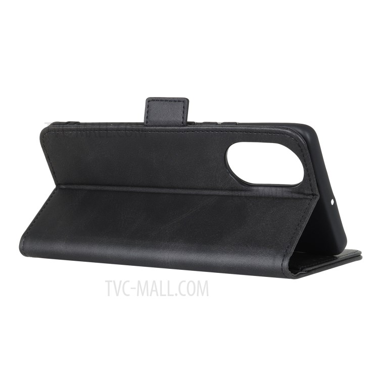 For Huawei nova 8 5G Magnetic Double Clasp Leather Wallet Case - Black-4