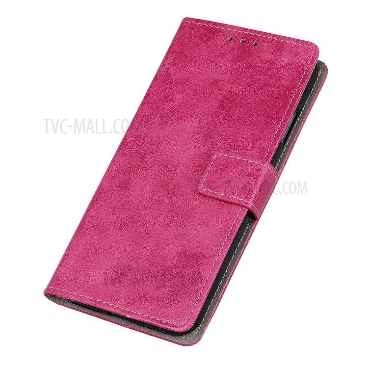 Vintage Texture Style Wallet TPU + PU Leather Stand Case for Huawei Nova 8 5G - Rose-7