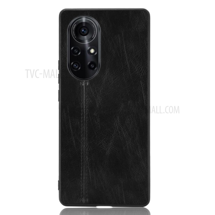 PU Leather Coated PC + TPU Hybrid Case for Huawei Nova 8 Pro 5G - Black-2