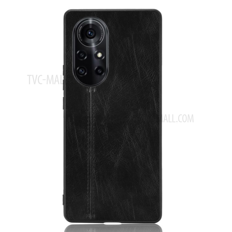 PC Con Cuero PU + TPU Hybrid Case Para Huawei Nova 8 Pro 5G - Negro-2