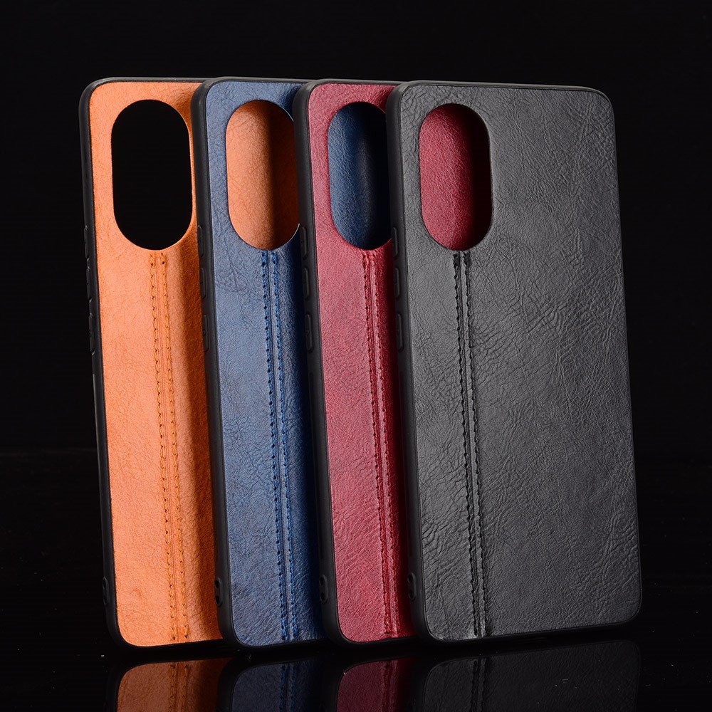 PU Leather Coated PC + TPU Hybrid Case for Huawei Nova 8 5G - Black-10