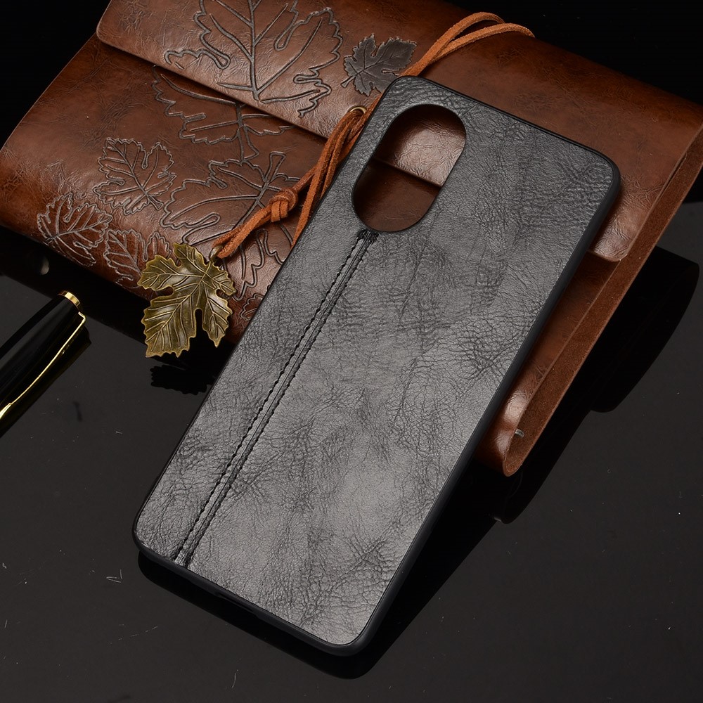 PU Leather Coated PC + TPU Hybrid Case for Huawei Nova 8 5G - Black-8