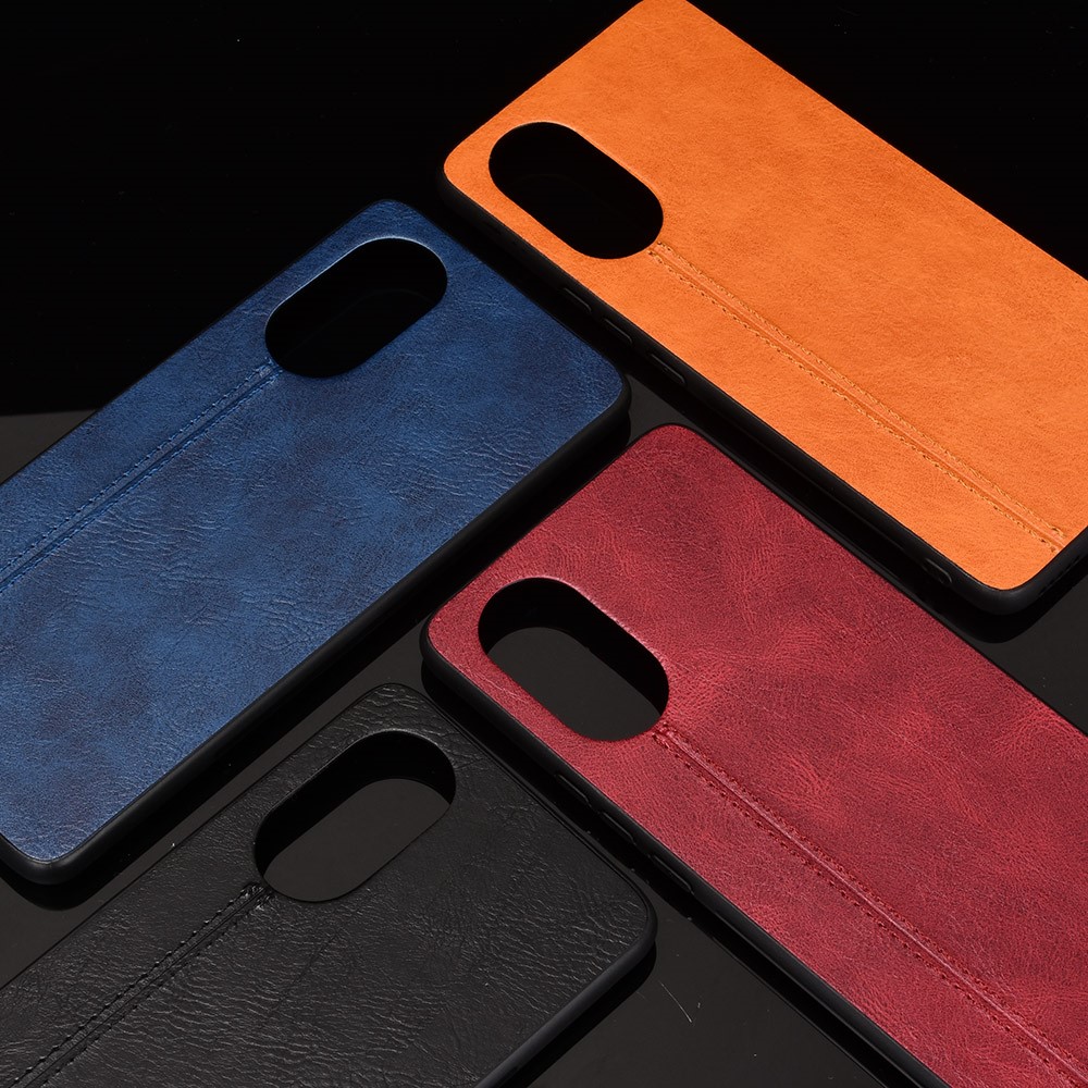 PU Leather Coated PC + TPU Hybrid Case for Huawei Nova 8 5G - Black-9