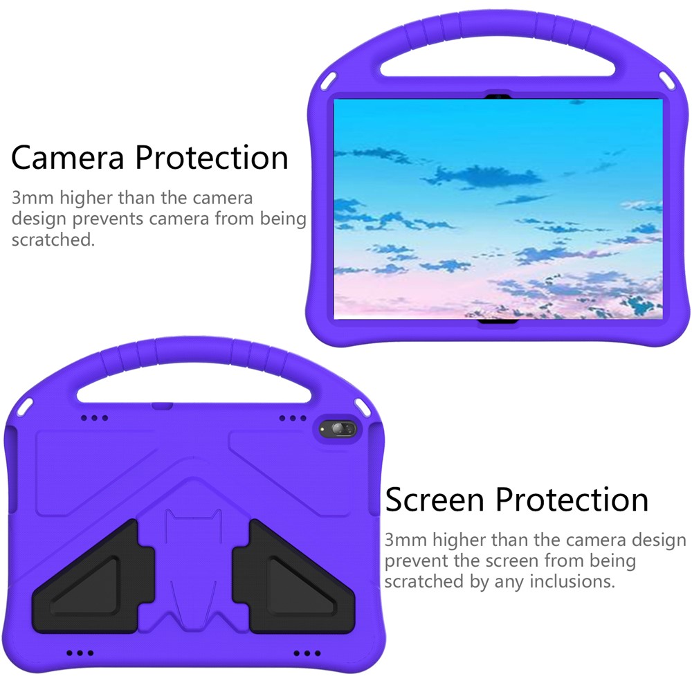 Anti-shock Handle Protective EVA Tablet Case Shell for Huawei MediaPad T5 10.1 - Purple-2