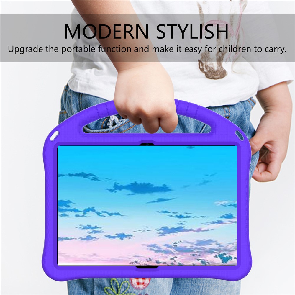 Anti-shock Handle Protective EVA Tablet Case Shell for Huawei MediaPad T5 10.1 - Purple-4